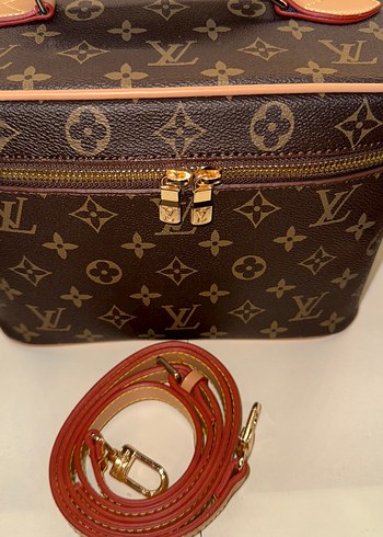 Kahverengi Canvas Kadın Çanta - Görsel 5