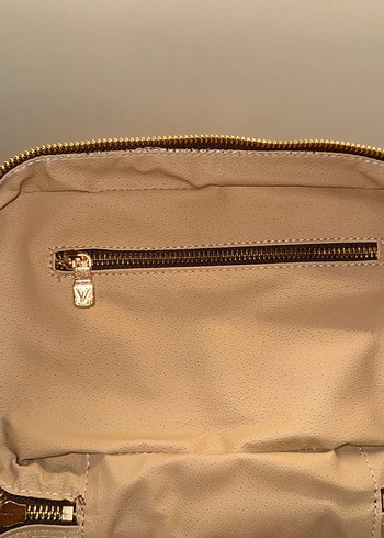 Kahverengi Canvas Kadın Çanta - Görsel 4