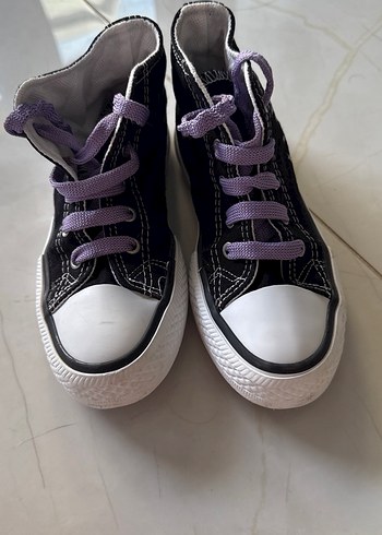 Mor Bağcıklı Kız Çocuk Spor Ayakkabı - Görsel 2