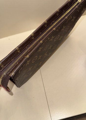 Kahverengi Canvas Kadın Portföy Çanta - Görsel 2