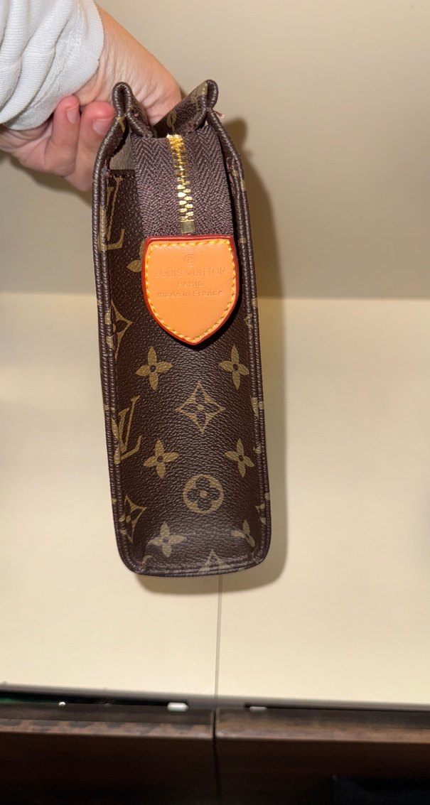 Kahverengi Canvas Kadın Portföy Çanta - Görsel 3