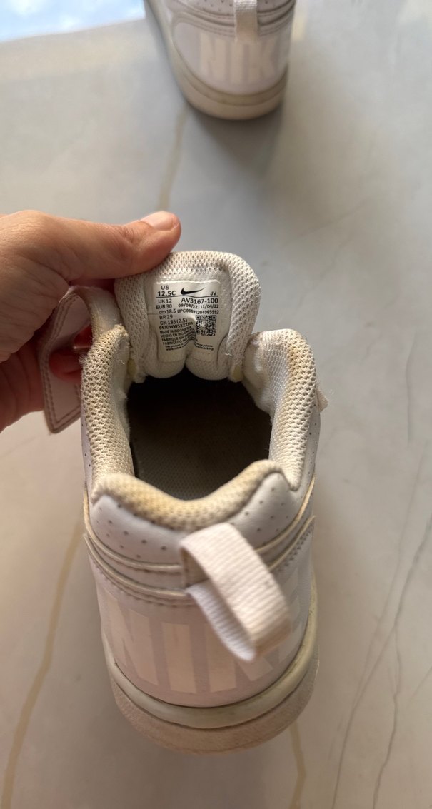 Beyaz Unısex Çocuk Spor Ayakkabı - Görsel 4