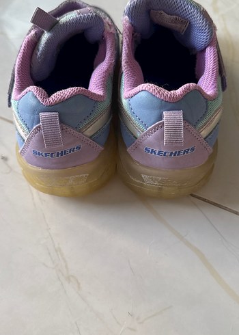 Mor Tie-Dye Desenli Kız Çocuk Sneakers - Görsel 3