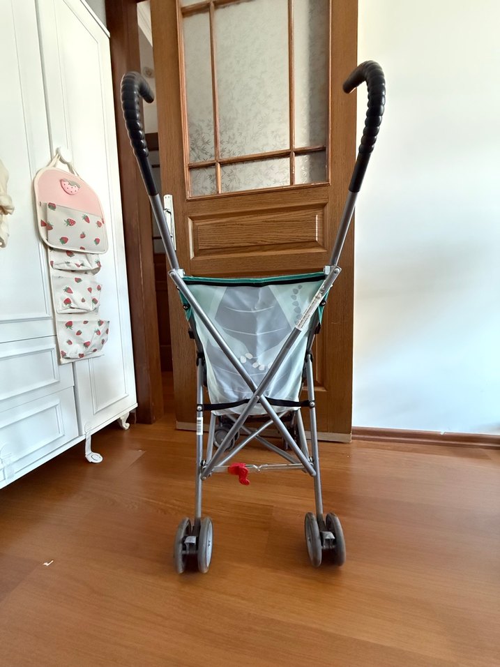 Turkuaz Baston Bebek Arabası - Görsel 2