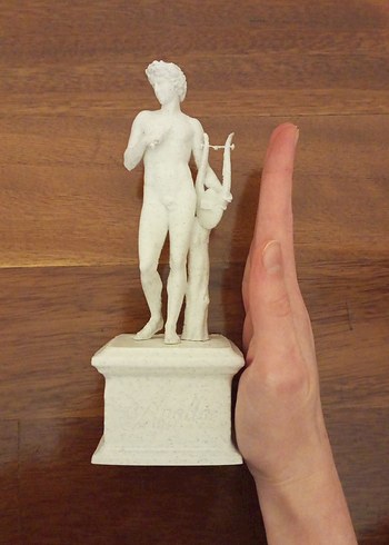 Beden Beyaz Apollo Figürü 3D baskı