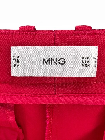 42 Beden kırmızı Renk Mango Kumaş Pantolon %70 İndirimli.
