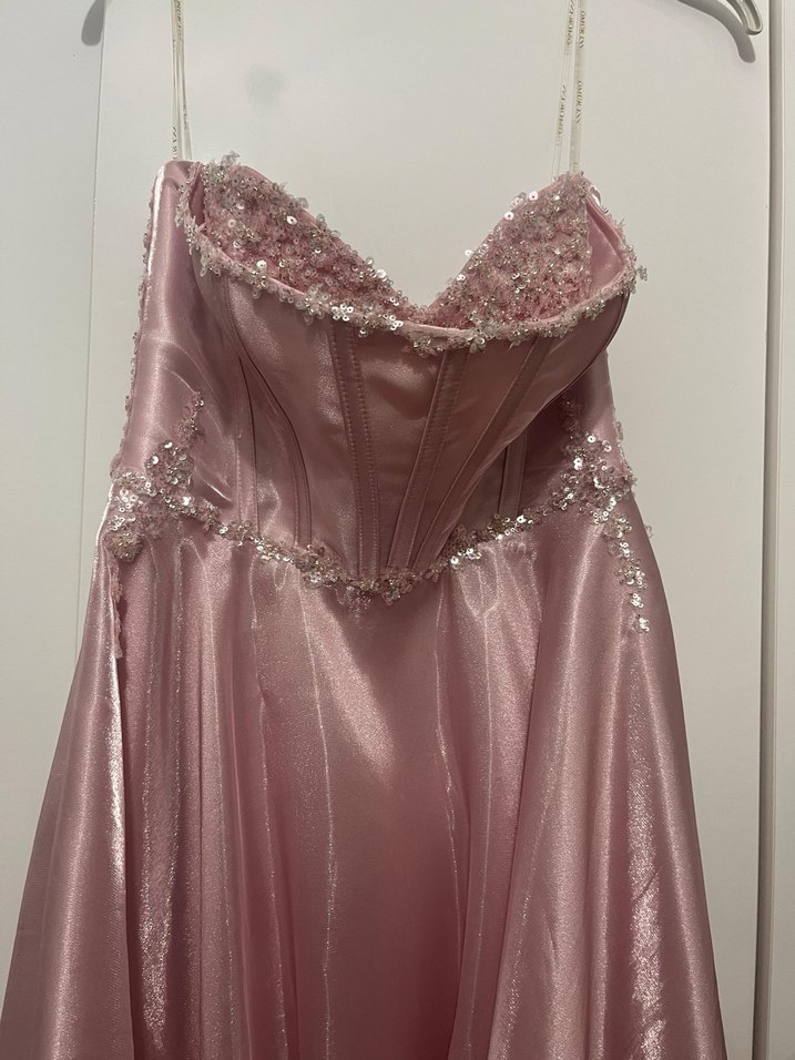 Pembe Prenses Model Abiye / Nişan Elbisesi - Görsel 3