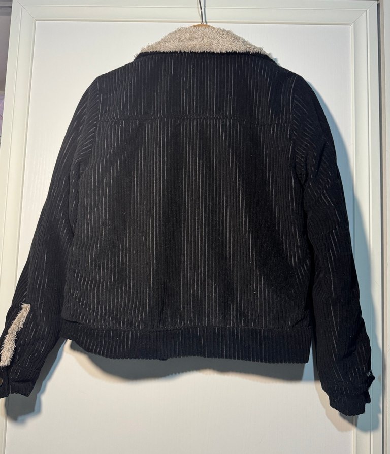 Düğmeli Siyah Kadın Ceket Midi Boy - Görsel 4