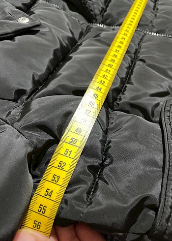 Kürk Detaylı Gri Kadın Kışlık Mont - Görsel 5