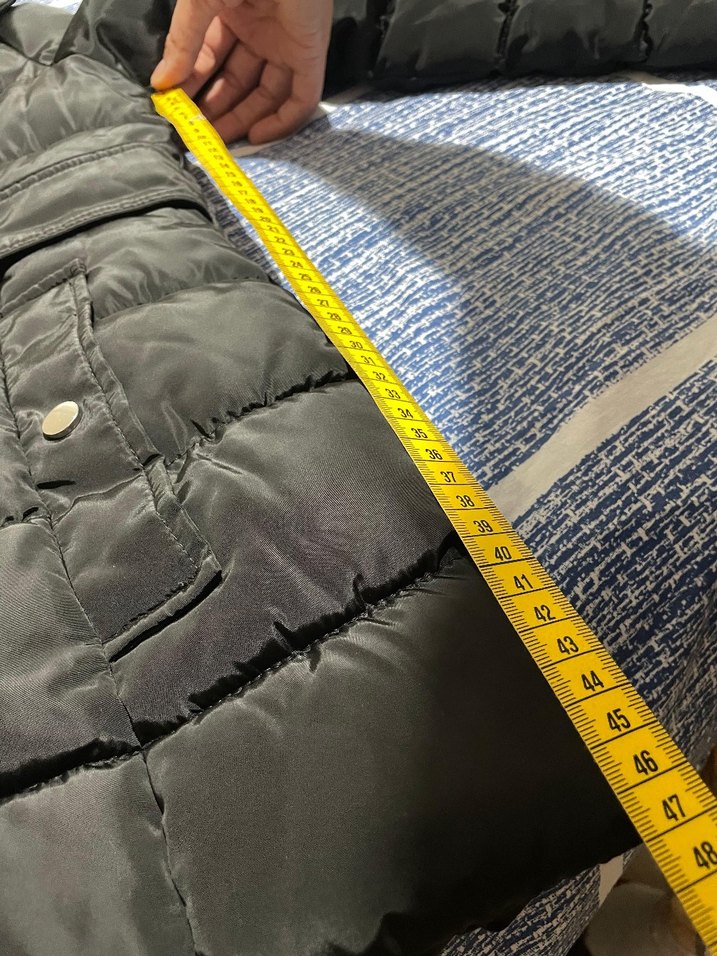 Kürk Detaylı Gri Kadın Kışlık Mont - Görsel 4