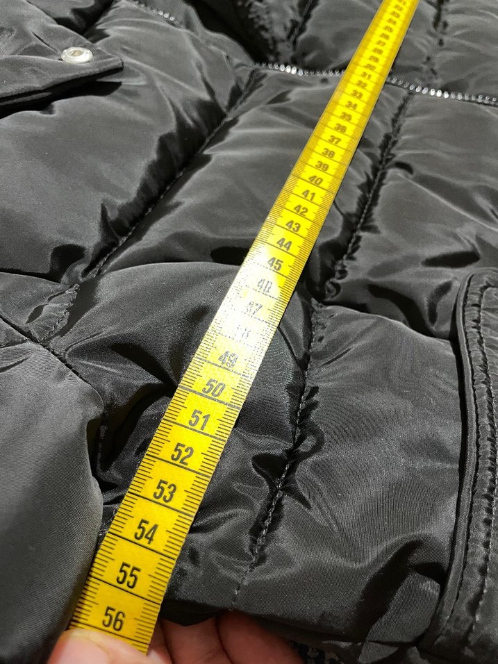 Kürk Detaylı Gri Kadın Kışlık Mont - Görsel 5