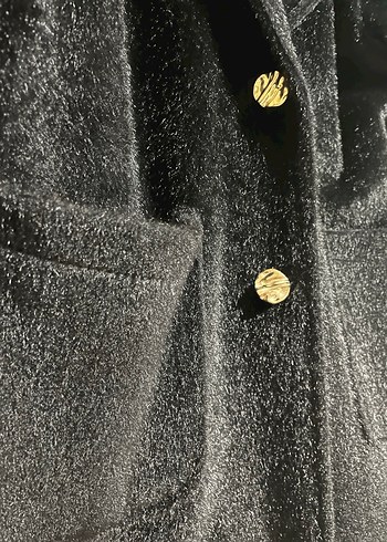 Siyah Kuşaklı Uzun Kaban - Görsel 5