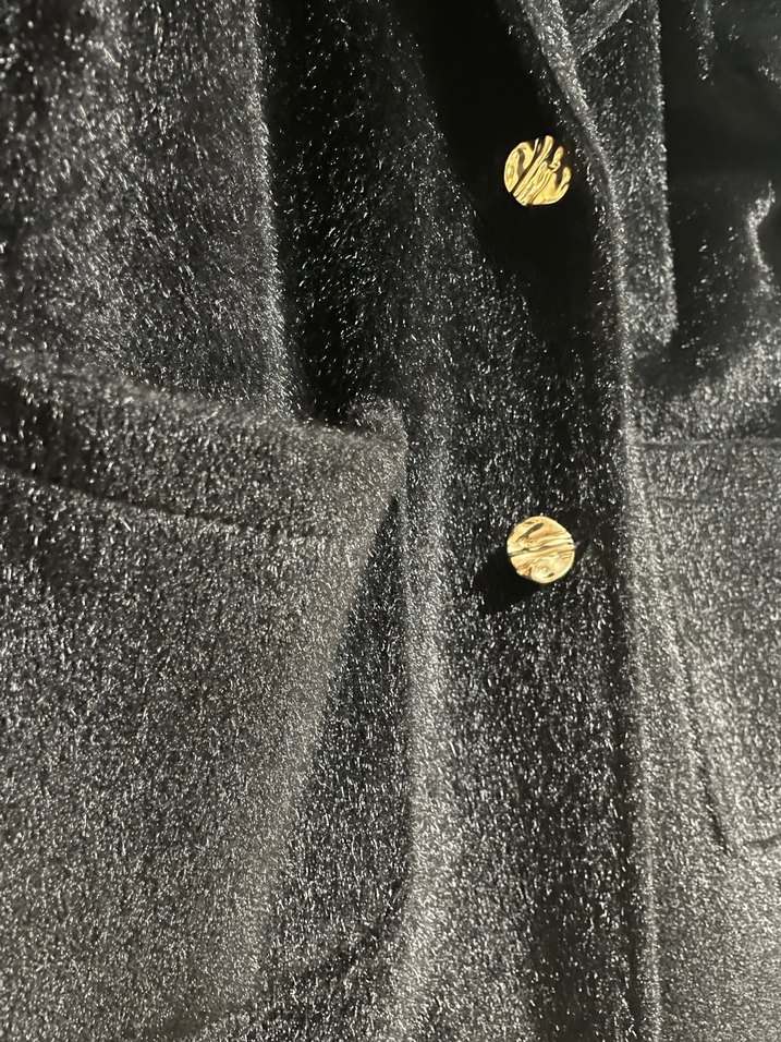 Siyah Kuşaklı Uzun Kaban - Görsel 5