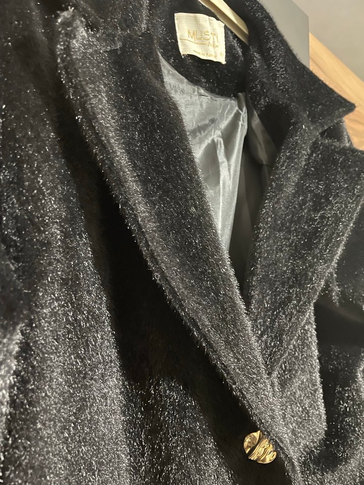 Siyah Kuşaklı Uzun Kaban - Görsel 4