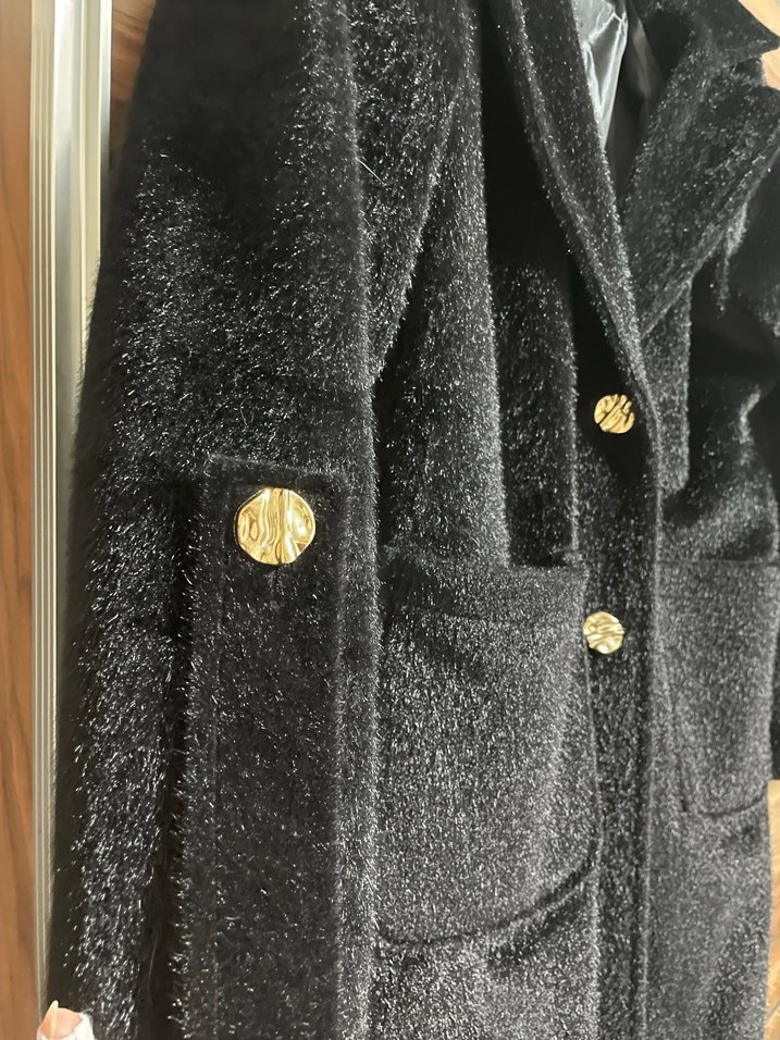 Siyah Kuşaklı Uzun Kaban - Görsel 2