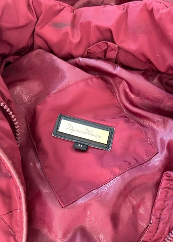 Bordo Fermuarlı Kadın Midi Kaban - Görsel 4