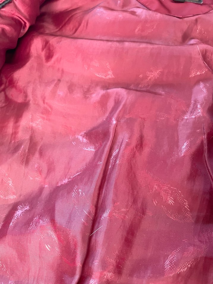 Bordo Fermuarlı Kadın Midi Kaban - Görsel 5