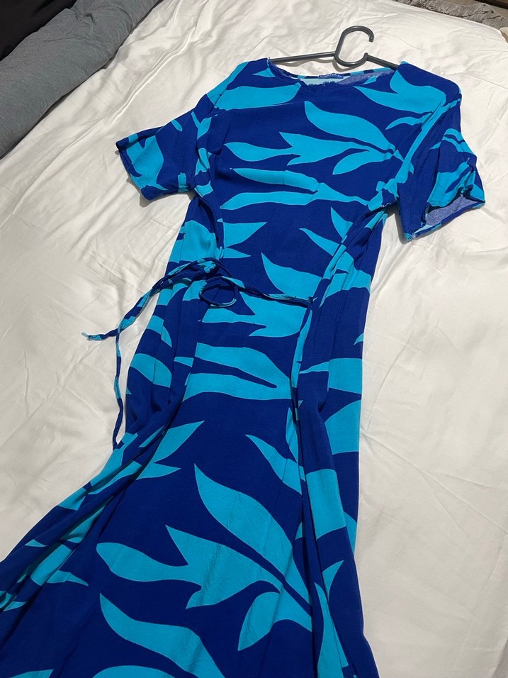 Mavi Bağlamalı Tunik - Görsel 2