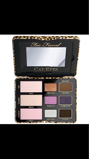 diğer Beden çeşitli Renk Too faced cat eyes far paleti