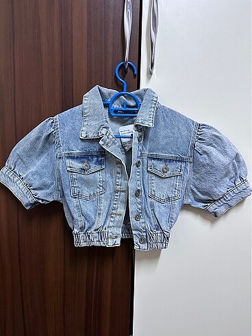 Crop kot ceket