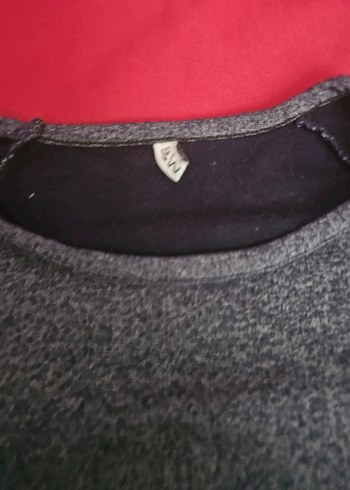 Gri Kadın Kısa Kollu Spor Tişört - Görsel 4