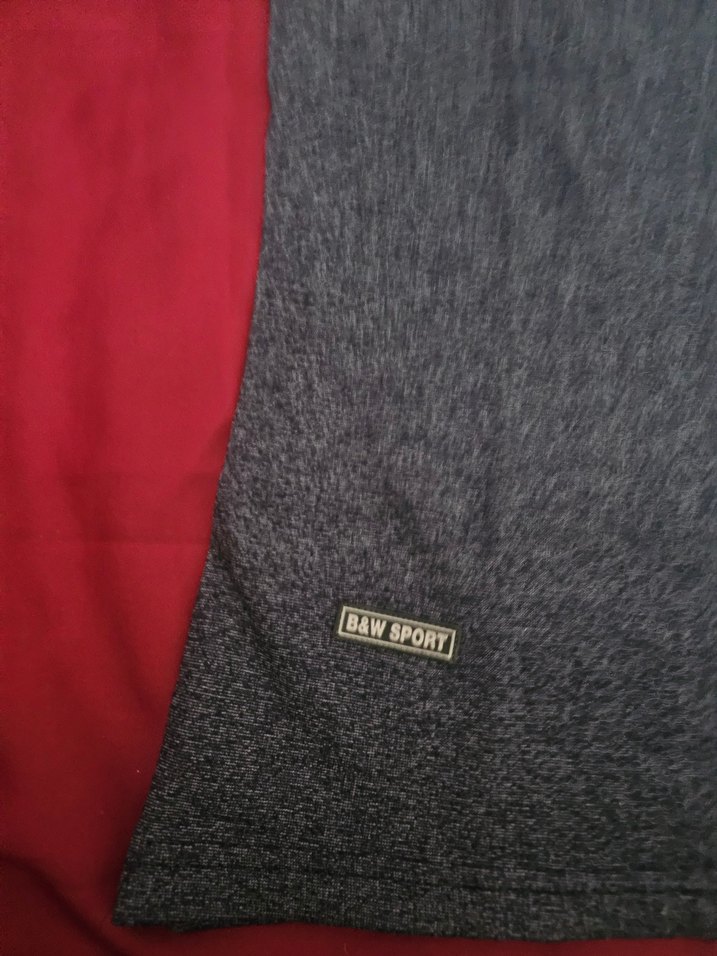 Gri Kadın Kısa Kollu Spor Tişört - Görsel 3