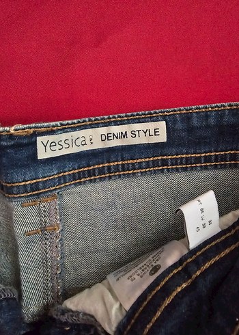 Yesicca Mavi Kadın Denim Mini Şort - Görsel 3