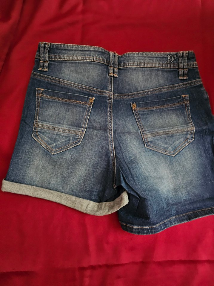 Yesicca Mavi Kadın Denim Mini Şort - Görsel 4