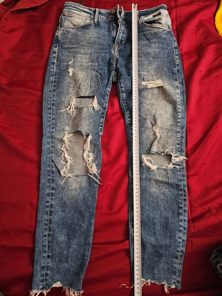 Mavi Jeans Kadın mavi-Gri Yırtık Denim Jean. - Görsel 3