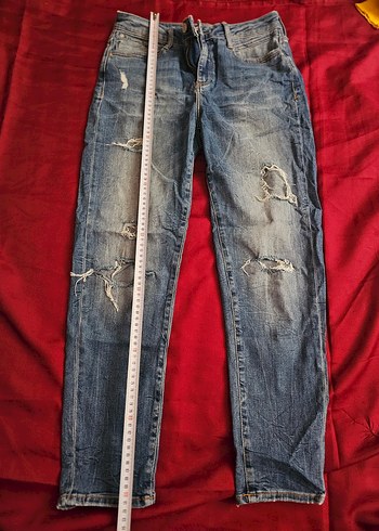 Mavi Jeans Mom jean  Rahat Kesim Yırtık Denim Pantolon - Görsel 3