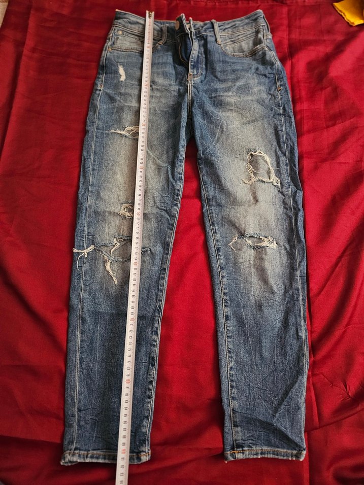 Mavi Jeans Mom jean  Rahat Kesim Yırtık Denim Pantolon - Görsel 3