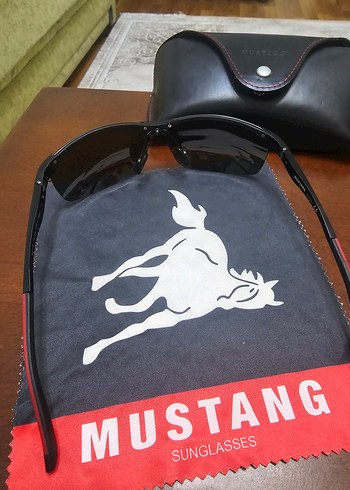 Mustang marka erkek Siyah Biker Tarzı Minimalist Güneş Gözlüğü - Görsel 4