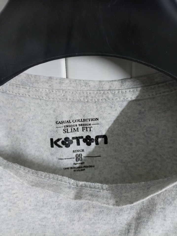 Gri Londo Baskılı Erkek Tişört - Görsel 2