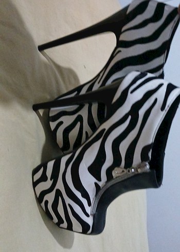 zebra platform ayakkabı - Görsel 3