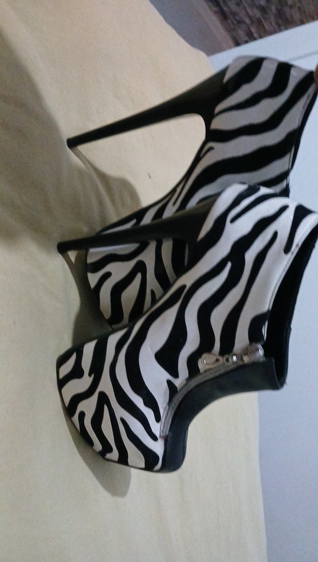 zebra platform ayakkabı - Görsel 3