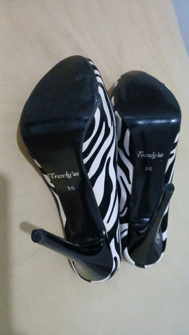 zebra platform ayakkabı - Görsel 2