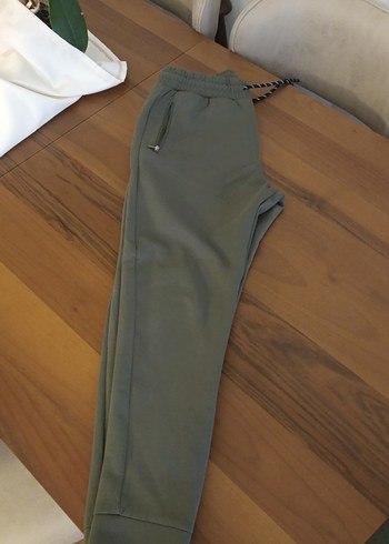 Erkek yeşil Fermuarlı Outdoor Eşofman Altı - Görsel 2