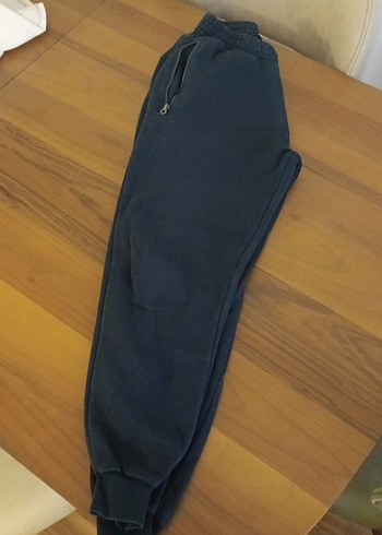 Erkek lacivert Fermuarlı Rahat Sweatpant - Görsel 2