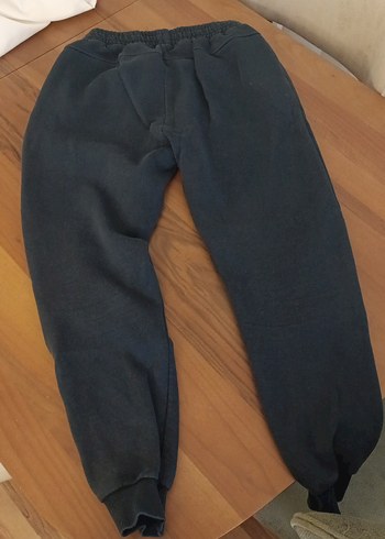 Erkek lacivert Fermuarlı Rahat Sweatpant - Görsel 4