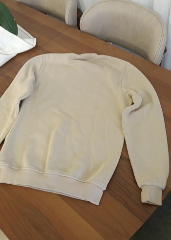Bej erkek Baskılı Sweatshirt - Görsel 4