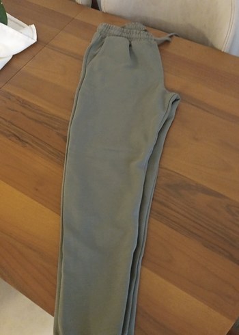 yeşil Bej Kadın Süet Midi Kumaş Pantolon - Görsel 2