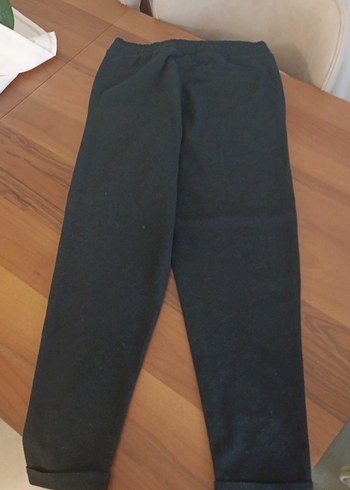 Kadın Siyah Rahat Kesim Kumaş Pantolon - Görsel 3