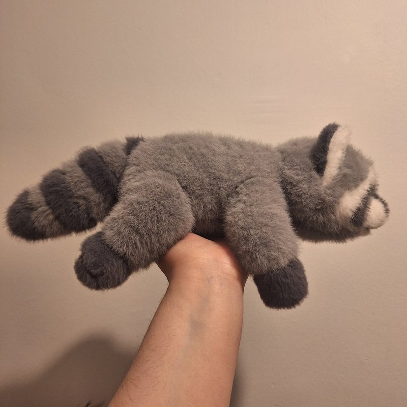 Gri Rakun Peluş Oyuncak (yurtdışından) - Görsel 2