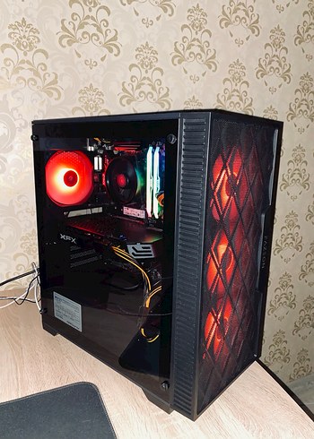 RGB aydınlatmalı çok renkli masaüstü bilgisayar - Görsel 3