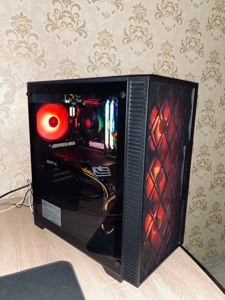 RGB aydınlatmalı çok renkli masaüstü bilgisayar - Görsel 3