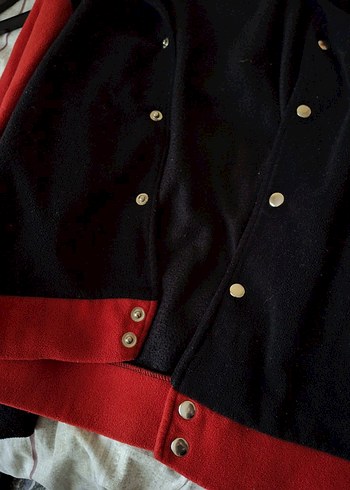 Kırmızı siyah nba ceket - Görsel 4