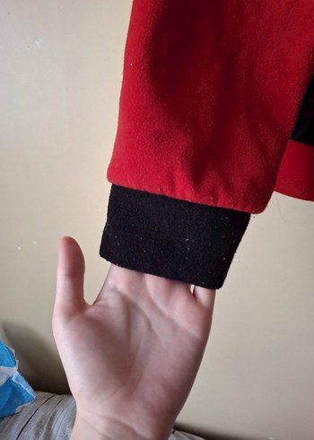 Kırmızı siyah nba ceket - Görsel 5