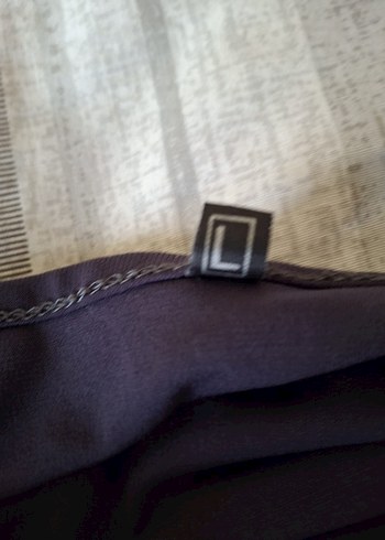 gri kısa baştan bağlamalı şık elbise - Görsel 5