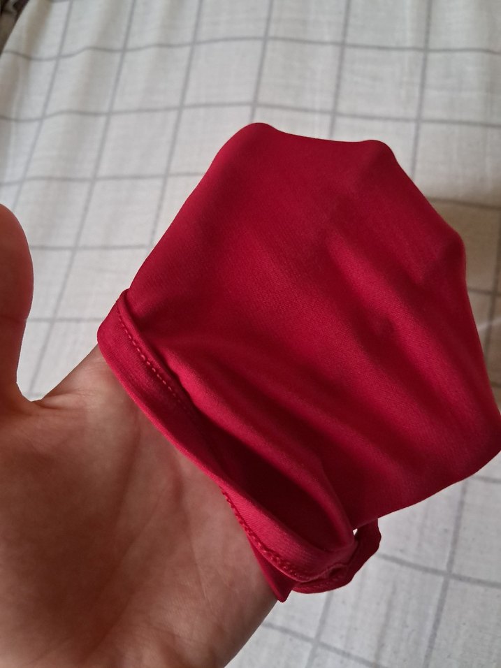 ince askılı kırmızı crop - Görsel 3