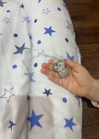 Yıldız Desenli Bebek Uyku Yastığı - Görsel 2